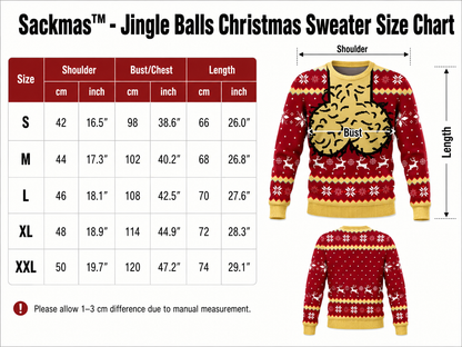 Sackmas™ - Jingle Balls Christmas Sweatshirt